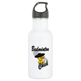 Badminton Chick #4 Waterfles