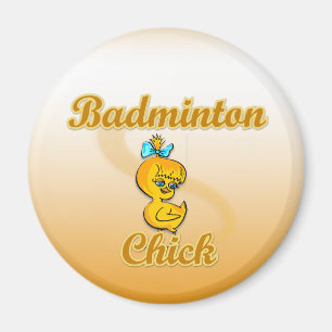 Badminton Chick Magneet
