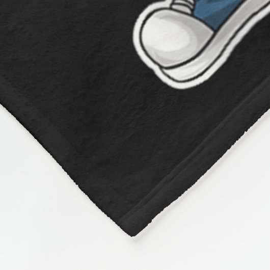 Badminton Christmas Dabbing Santa Claus With Shutt Fleece Deken (Hoek)