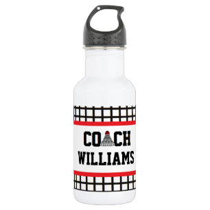 Badminton Coach - Gepersonaliseerd Waterfles