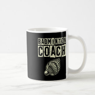 Badminton Coach Shuttle Racket Koffiemok