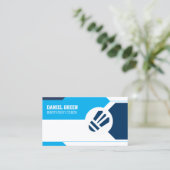 Badminton Coach Visitekaartje (Staand voorkant)