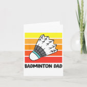 Badminton Dad Funny Badminton Vader 1 Kaart (Voorkant)