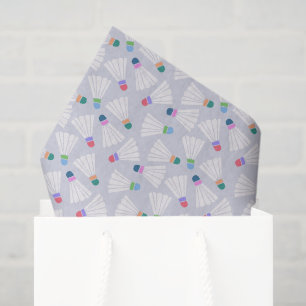 Badminton decoupage tissuepapier, shuttle tissuepapier