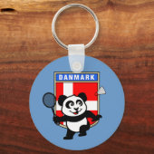 Badminton Denmark Panda Sleutelhanger (Voorkant)