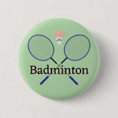 Badminton Design Button (Voorkant)