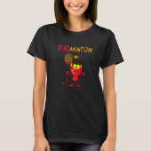 Badminton Devil Player T-shirt (Voorkant)