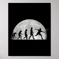 Badminton Evolutie - Maan Badminton Speler
