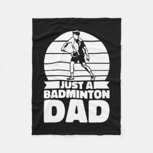 Badminton Father Shuttle - speler slechts een badm Fleece Deken