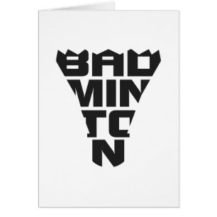 Badminton Folding-kaart
