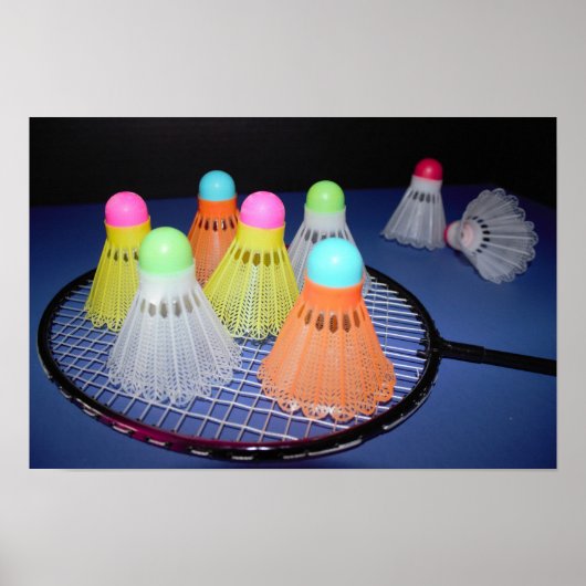 Badminton Foto Poster (Voorkant)