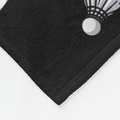 Badminton Frog Shuttle Poona Fleece Deken (Hoek)