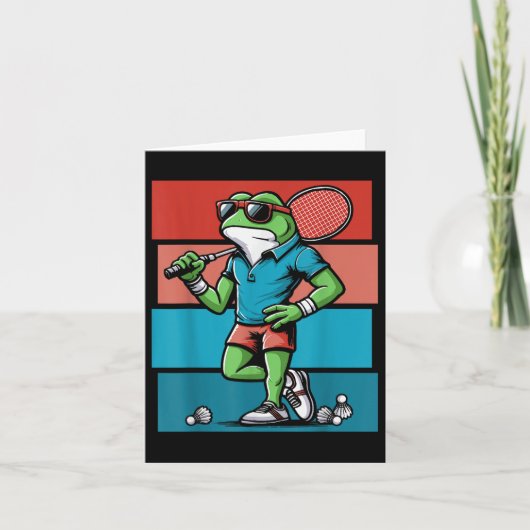 Badminton Frog Shuttle Poona Kaart (Voorkant)