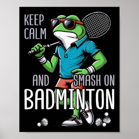Badminton Frog Shuttle Poona Poster (Voorkant)