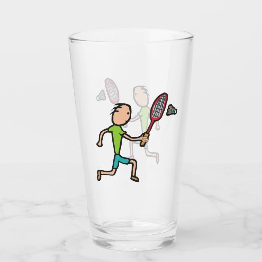Badminton Glas (Voorkant)