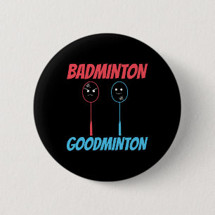 Badminton Goodminton Racket Meme Ronde Button 5,7 Cm