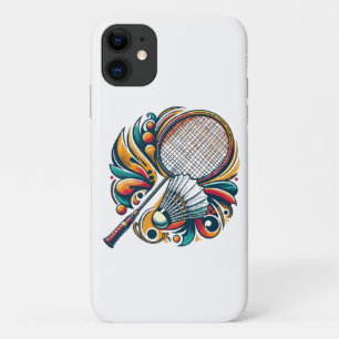 Badminton Grafisch iPhone 11 Hoesje