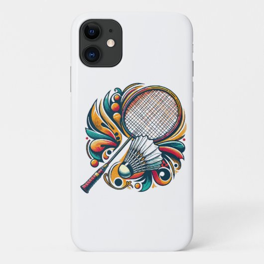 Badminton Grafisch Case-Mate iPhone Case (Achterkant)