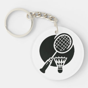 Badminton Grafisch Sleutelhanger
