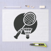 Badminton Grafisch Tissuepapier (Craft)