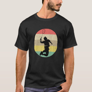 Badminton Grafische Badminton Speler Shuttle Spo T-shirt