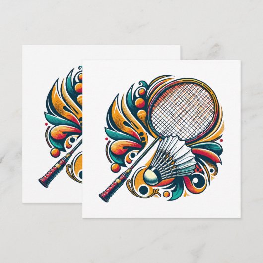 Badminton Graphic (Voorkant / Achterkant)