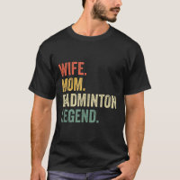 Badminton Grappig Vrouw Moeder Legende Moeders Da