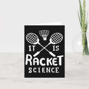 Badminton, het is racketwetenschap kaart