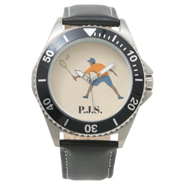 Badminton Horloge (Voorkant)