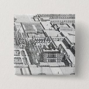 Badminton House in het graafschap Gloucester Vierkante Button 5,1 Cm