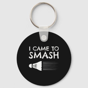 Badminton Humor Smash Shuttle Birdie Sport Sleutelhanger