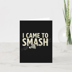 Badminton Ik Kwam Om Shuttle Te Smashen  Kaart