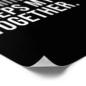 Badminton Is Calling Decline Accept Fun Saying  Poster (Hoek)