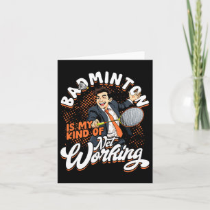 Badminton is mijn manier van werken kaart
