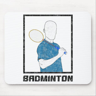 Badminton Jongen Racket Sport Man Slagen Muismat