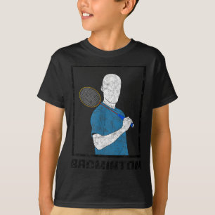 Badminton Jongen Racket Sport Man Slagen T-shirt