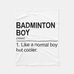 Badminton Jongen Zelfstandig Naamwoord Definitie S Fleece Deken