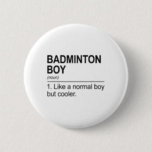 Badminton Jongen Zelfstandig Naamwoord Definitie S Ronde Button 5,7 Cm