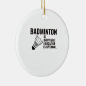 badminton keramisch ornament (Rechts)