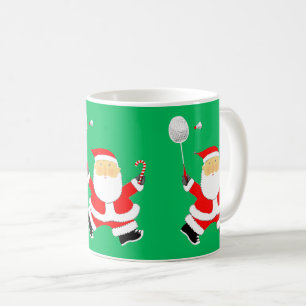 Badminton kerstcadeau koffiemok