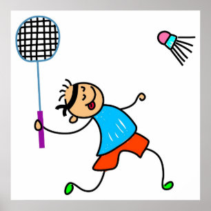 Badminton Kind Poster
