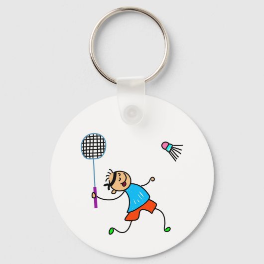 Badminton Kind Sleutelhanger (Voorkant)