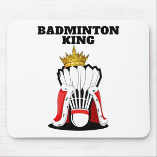 Badminton King Mannen Badmintonspeler Shirt Boys B Muismat