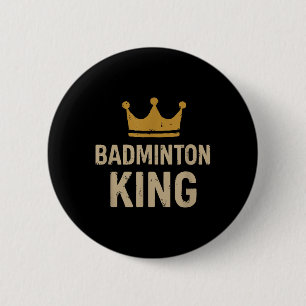 Badminton King - Smash Legend & Camp; Regeerder va Ronde Button 5,7 Cm