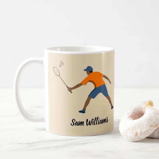 Badminton Koffiemok (Met donut)