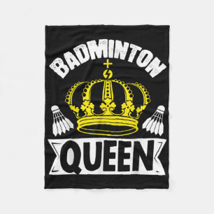 Badminton Koningin Wat is je Superpower Sport Shut Fleece Deken