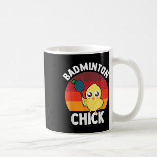 Badminton Kuiken Badminton Speler Shuttle Sporten  Koffiemok
