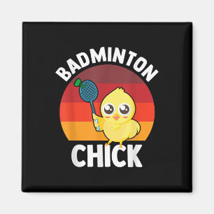 Badminton Kuiken Badminton Speler Shuttle Sporten Magneet