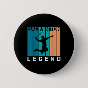 Badminton Legend Badminton Player Shuttle Sports S Ronde Button 5,7 Cm