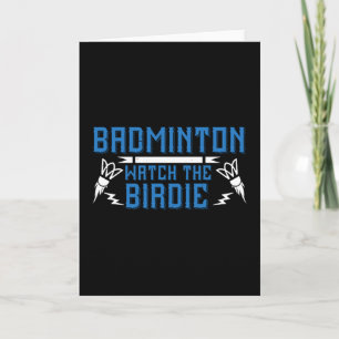 Badminton - Let op de Birdie Kaart